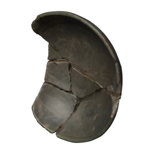 Faience fragmentary bowl, a 3D model you can turn