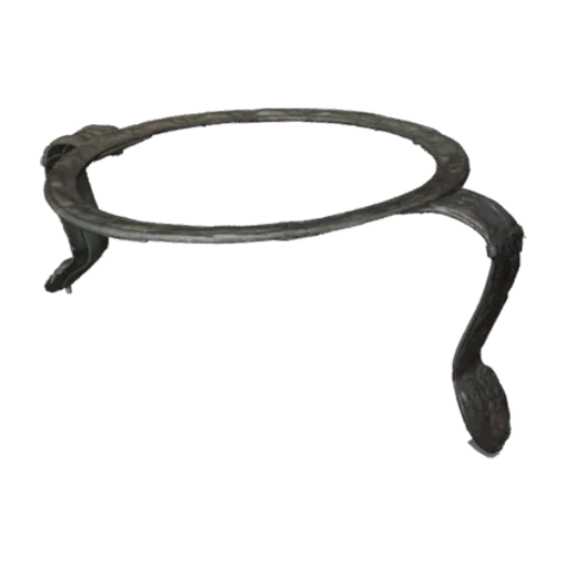 Bronze handles and rim of a cauldron, a 3D model you can turn
