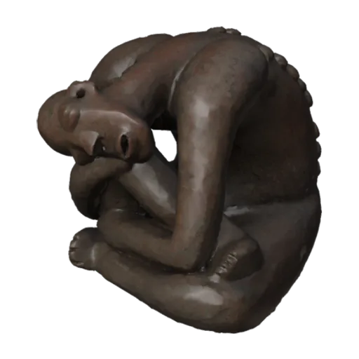 Seated figure, a 3D model you can turn