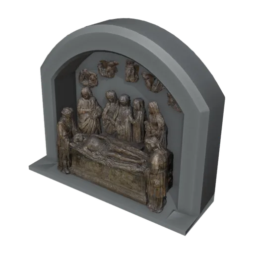 Entombment of Christ, a 3D model you can turn