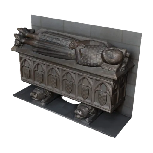 Tomb of Ermengol X, Count of Urgell, a 3D model you can turn