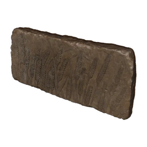 Ripe barley, a 3D model you can turn