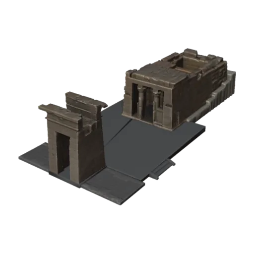 The Temple of Dendur, a 3D model you can turn
