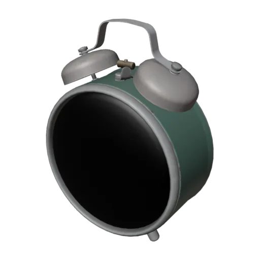 Alarm Clock 01, a 3D model you can turn