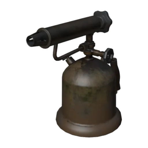 Brass Blowtorch, a 3D model you can turn