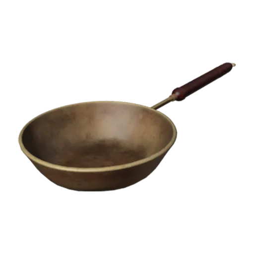 Brass Pan 01, a 3D model you can turn