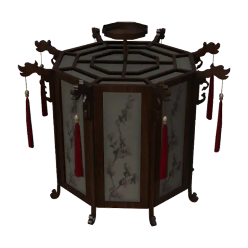 Chinese Chandelier, a 3D model you can turn