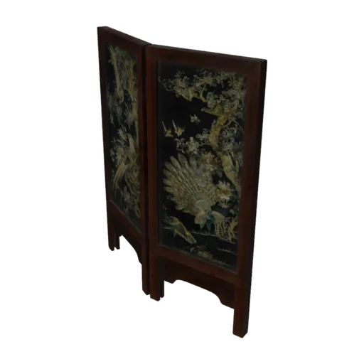 Chinese Screen Panels, a 3D model you can turn