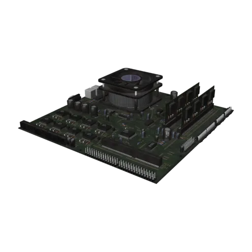 Circuit Board, a 3D model you can turn