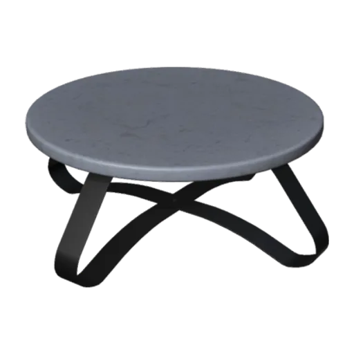 Coffee Table Round 01, a 3D model you can turn