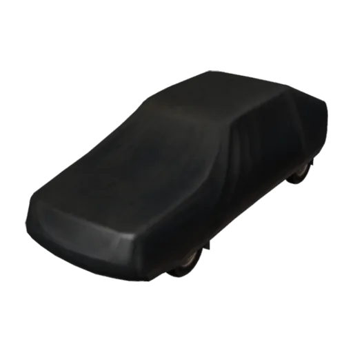 Covered Car, a 3D model you can turn