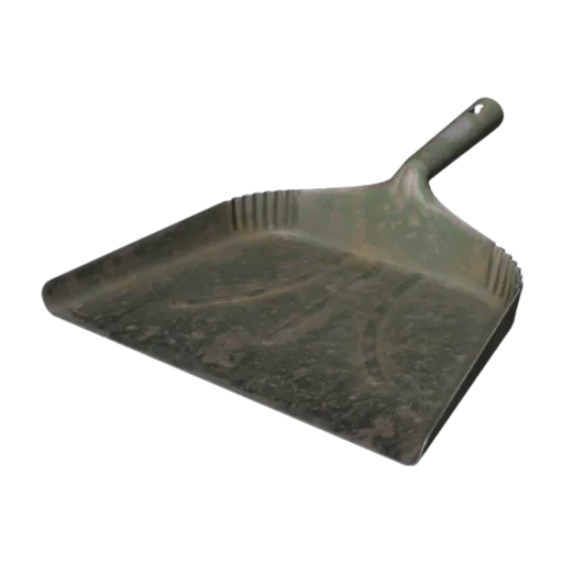 Dustpan, a 3D model you can turn