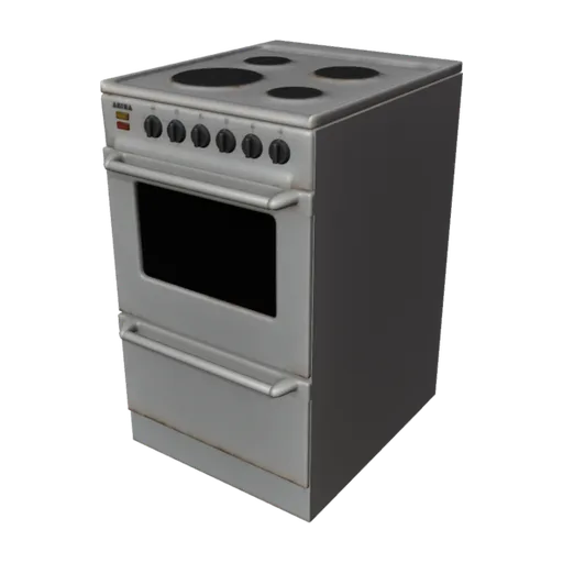 Electric Stove, a 3D model you can turn