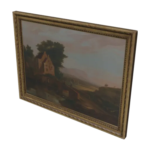 Fancy Picture Frame 01, a 3D model you can turn