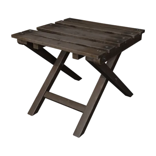 Folding Wooden Stool, a 3D model you can turn