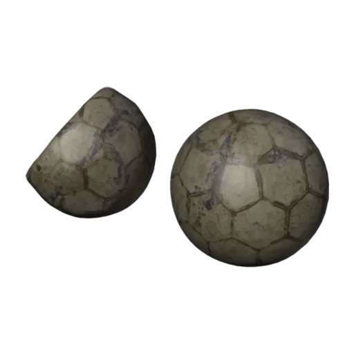 Football, a 3D model you can turn