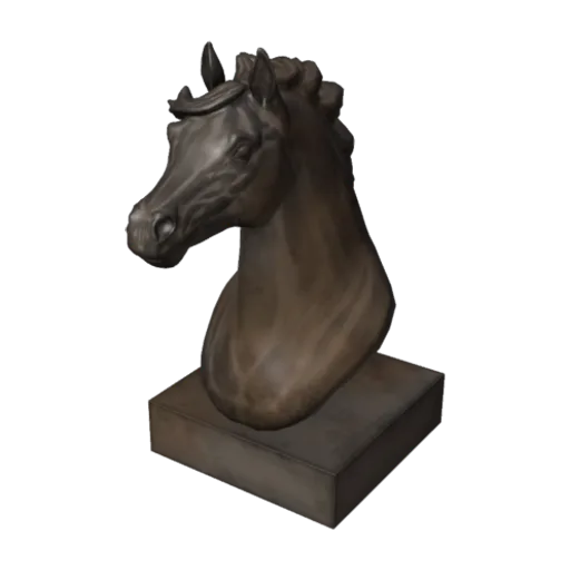 Horse Head, a 3D model you can turn