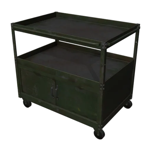 Industrial Storage Cart, a 3D model you can turn