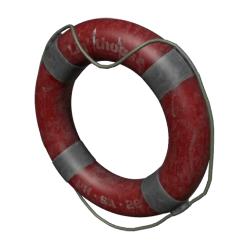 Lifebuoy, a 3D model you can turn