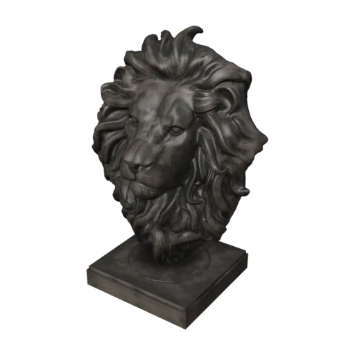 Lion Head, a 3D model you can turn