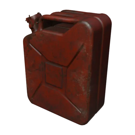 Metal Jerrycan, a 3D model you can turn