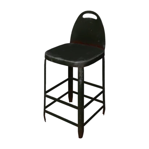 Metal Stool 03, a 3D model you can turn