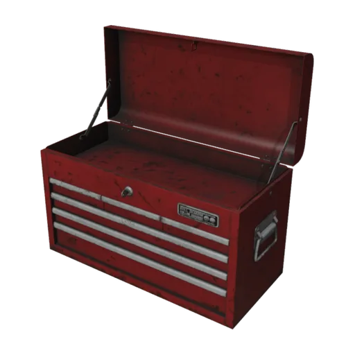 Metal Tool Chest, a 3D model you can turn