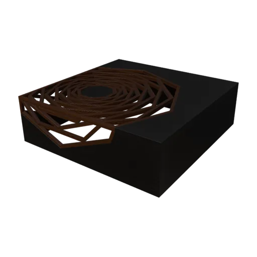 Modern Coffee Table 02, a 3D model you can turn