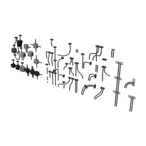 Modular Electric Cables, a 3D model you can turn