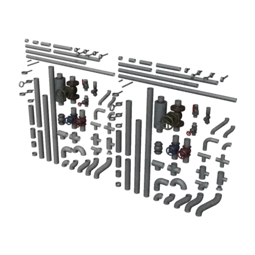 Modular Pipes, a 3D model you can turn