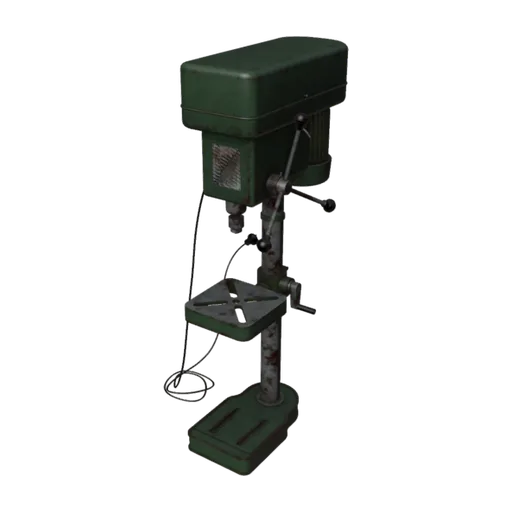 Old Drill Press, a 3D model you can turn