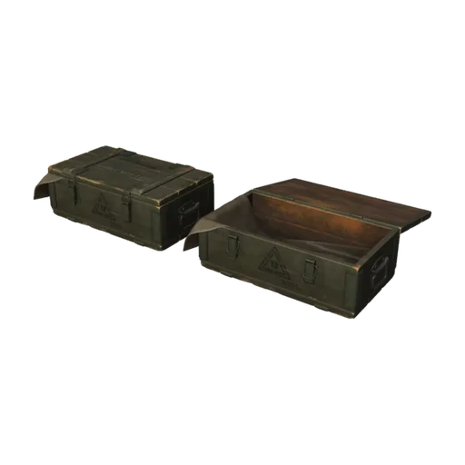 Old Military Crate, a 3D model you can turn
