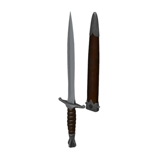 Ornate Medieval Dagger, a 3D model you can turn