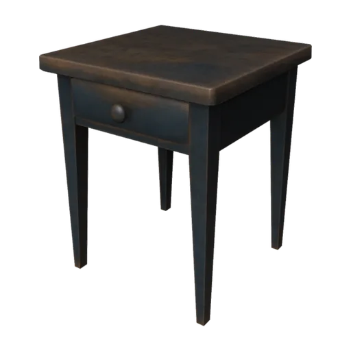 Painted Wooden Nightstand, a 3D model you can turn