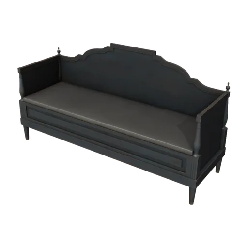 Painted Wooden Sofa, a 3D model you can turn