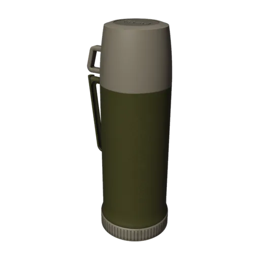 Plastic Thermos, a 3D model you can turn