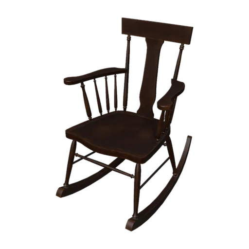 Rockingchair 01, a 3D model you can turn