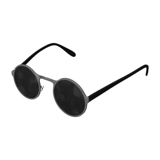 Round Spectacles, a 3D model you can turn
