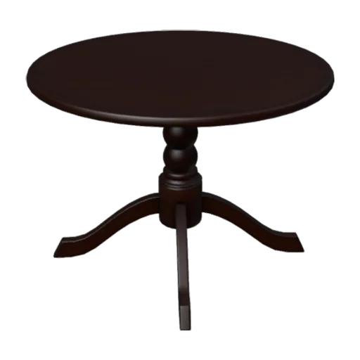 Round Wooden Table 01, a 3D model you can turn