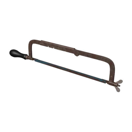 Rusted Hacksaw, a 3D model you can turn