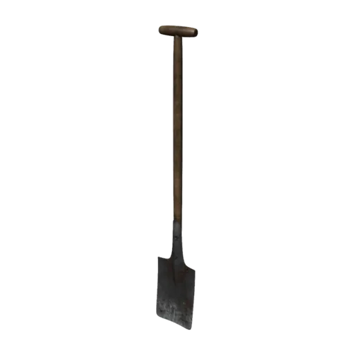 Rusted Spade 01, a 3D model you can turn