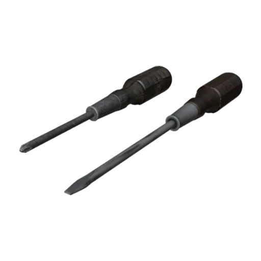 Screwdrivers 02, a 3D model you can turn