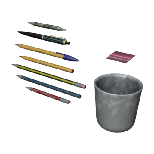 Stationery Supplies, a 3D model you can turn