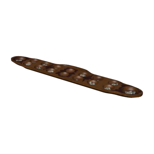 Sungka Board 02, a 3D model you can turn