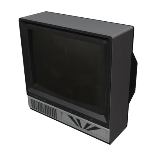 Television 02, a 3D model you can turn
