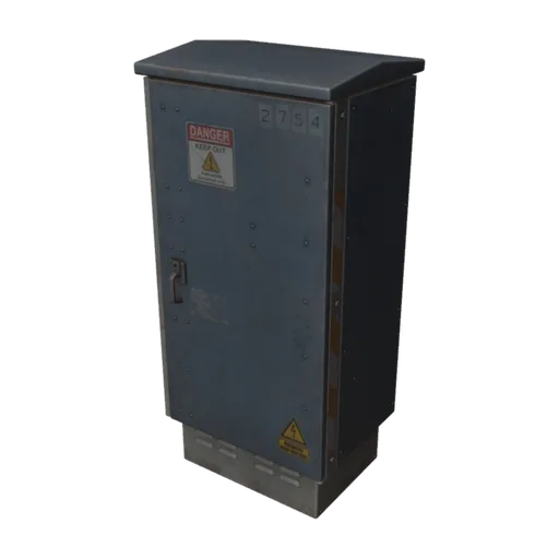 Utility Box 01, a 3D model you can turn