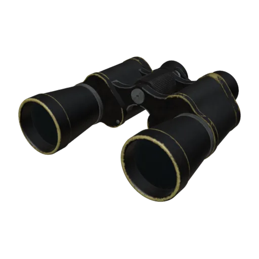 Vintage Binoculars, a 3D model you can turn