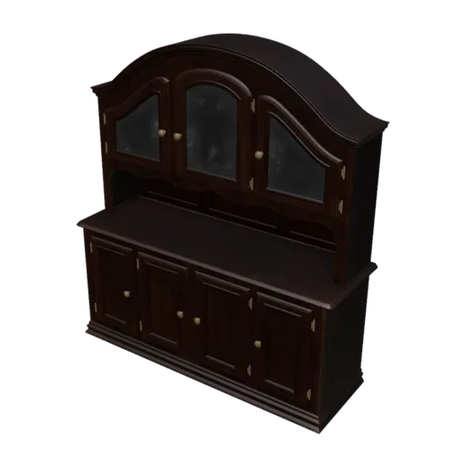 Vintage Cabinet 01, a 3D model you can turn