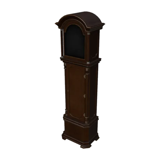 Vintage Grandfather Clock 01, a 3D model you can turn