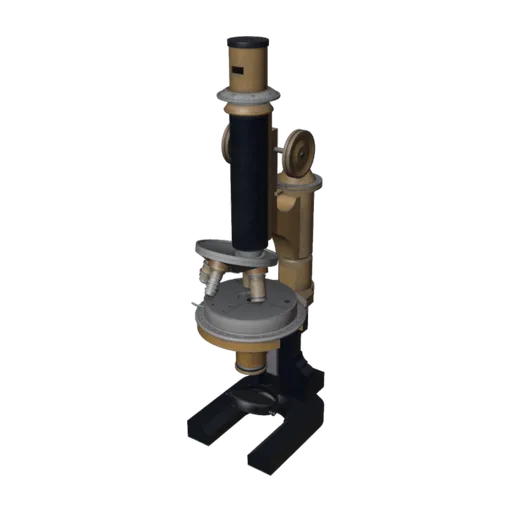 Vintage Microscope, a 3D model you can turn